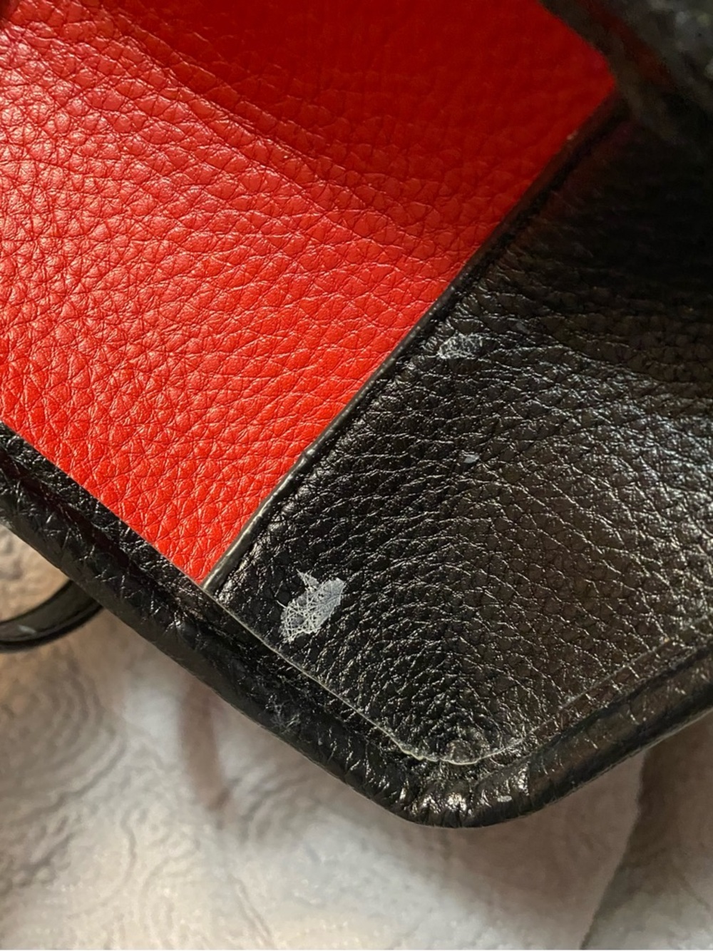 Red and Black 'The Tote Bag' Tote - Picture 5 of 6
